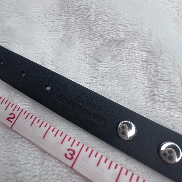 Tiffany & Co. Aqua Leather Bracelet with Silver Plaque - Picture 11 of 13